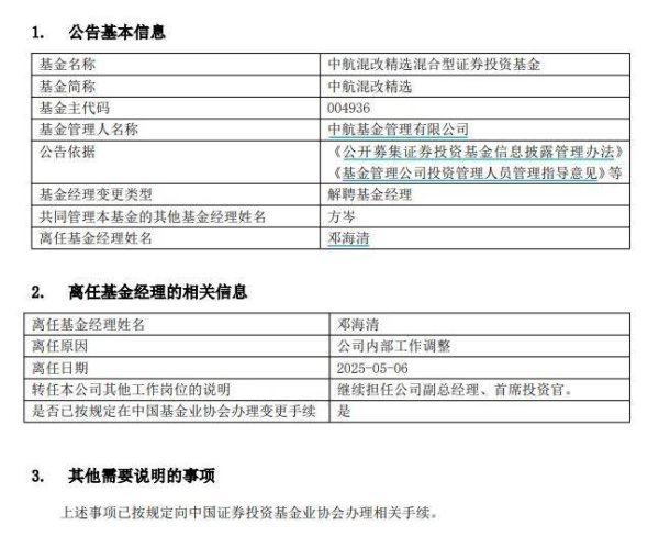 配资新闻网 知名经济学家邓海清卸任基金经理，与薪酬政策调整有关？本人回应：纯属巧合